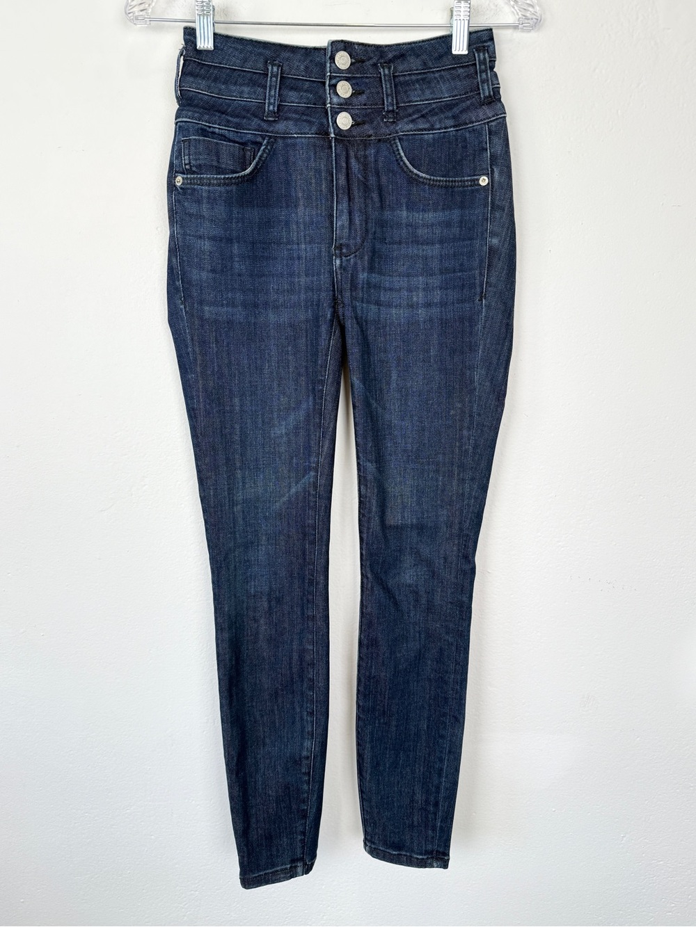 Pilcro Anthropologie Size 25 Dark Wash High Rise Skinny Denim Jeans